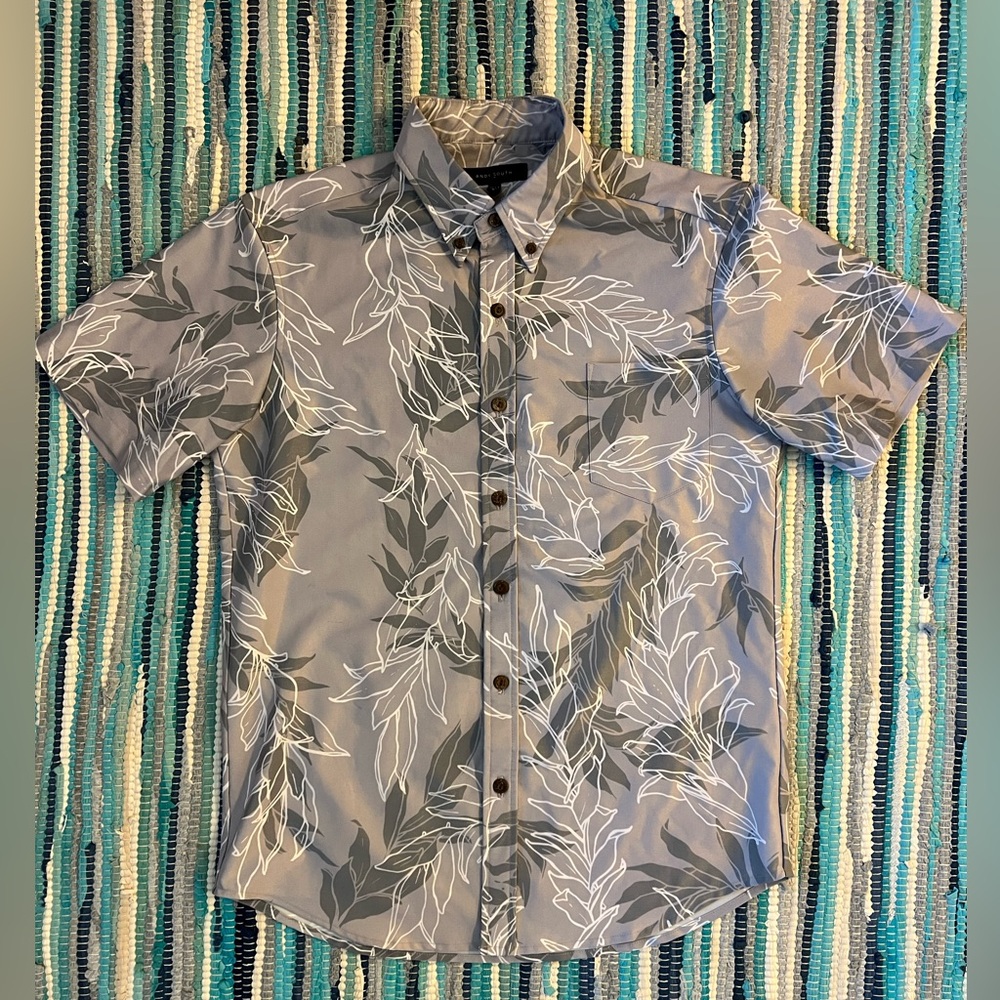 Andy South Men’s Maile Lei Aloha Shirt